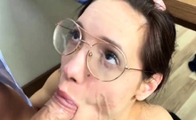 DIRECTOR FUCKED WICKED TEACHER WITH CUMSHOT ON GLASSES